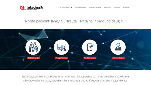 Gmarketing.lt - marketingas internete