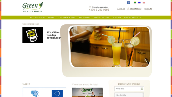 Green Vilnius Hotel - ekonominės klasės viešbutis