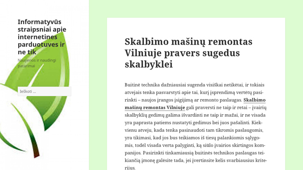 Žalioji parduotuvė - ekologiški produktai