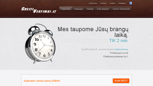GreitiVertimai.lt - Vertimo užsakymas per 2 min!