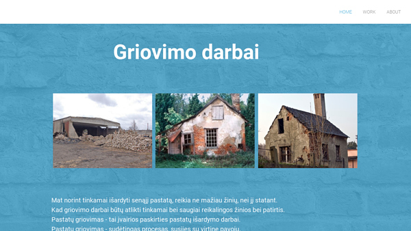 Griovimo darbai visoje Lietuvoje