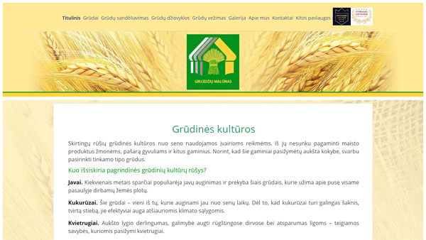 Grūzdžių malūnas, UAB