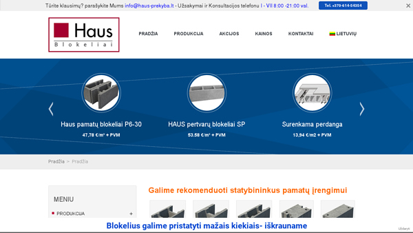 Haus blokeliai