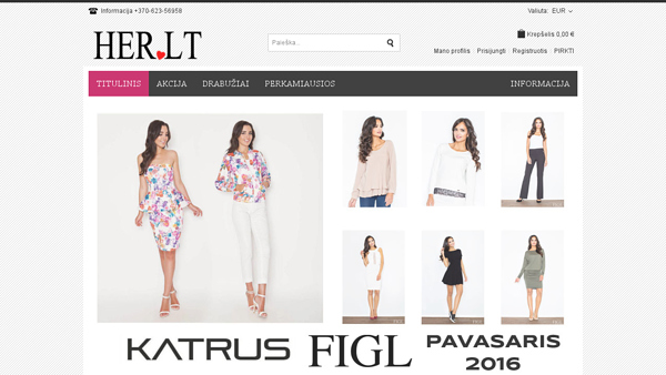 Suknelės internetu WWW.HER.LT