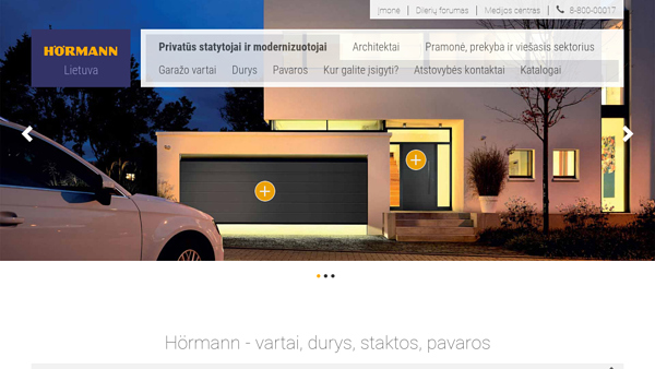 Langai, durys, žaliuzės, garažo vartai