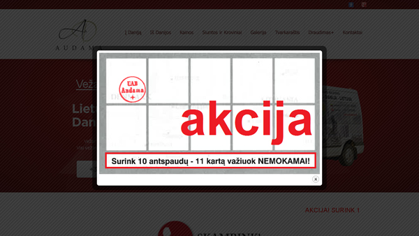 Vežame į Daniją ir iš Danijos