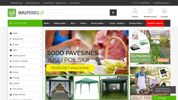 Imuperku.lt-internetinė parduotuvė