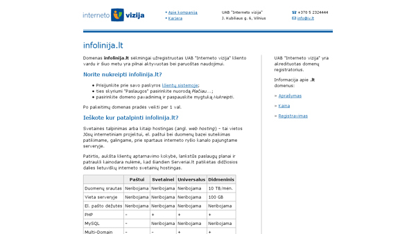 Infolinija