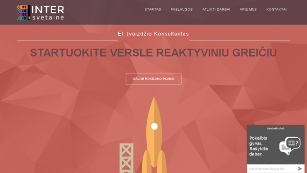 Inter Svetainė - internetinio įvaizdžio konsultantas