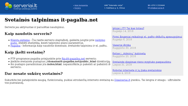 IT Pagalba.net : IT Paslaugos