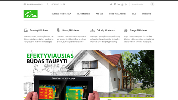 Šiltinimas poliuretano putomis