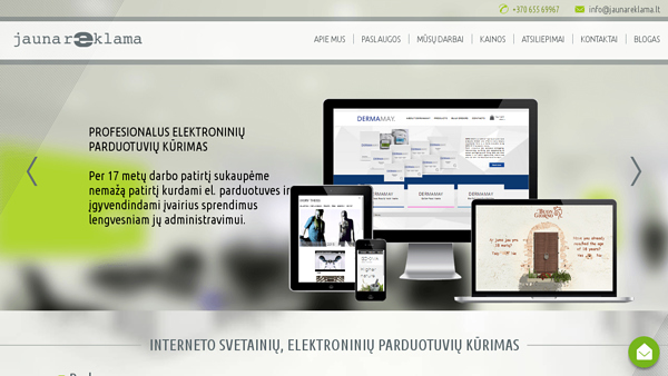 Jauna reklama, D. Lesausko įmonė