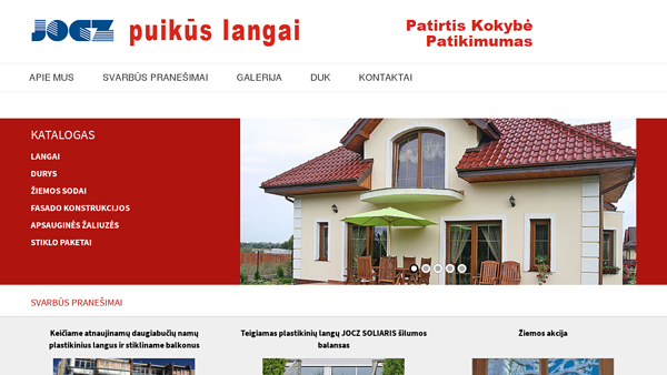 Plastikiniai ir aliuminio langai, durys