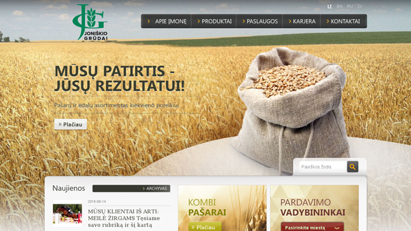 Joniškio grūdai, AB