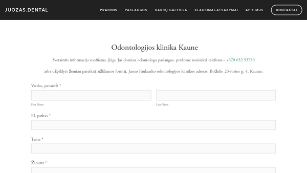 Juozas.dental odontologijos klinika
