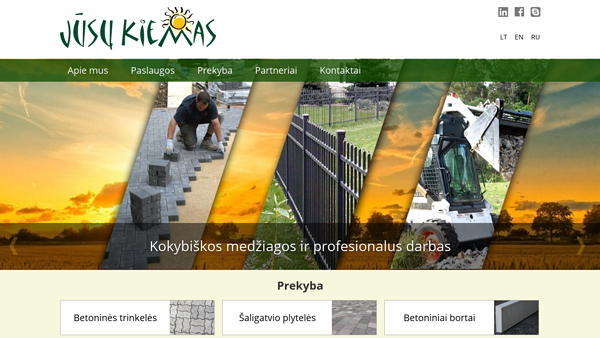 Aplinkos tvarkymo darbai