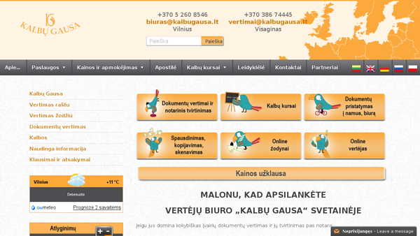 Kalbugausa.lt  -  vertimų biuras Vilniuje ir Visagine