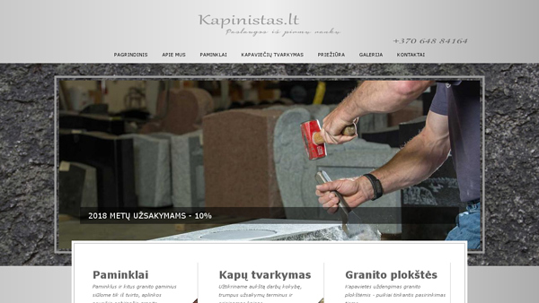 Paminklai, kapų tvarkymas