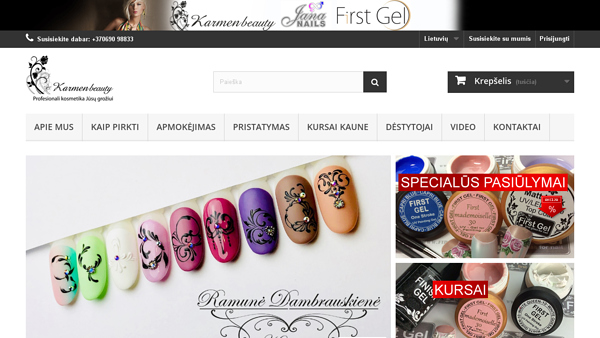 Prekės manikiūrui