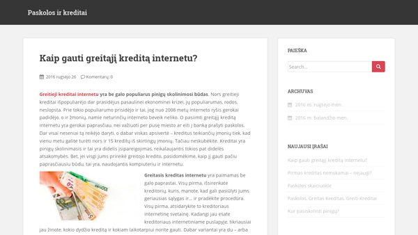 Straipsnių katalogas