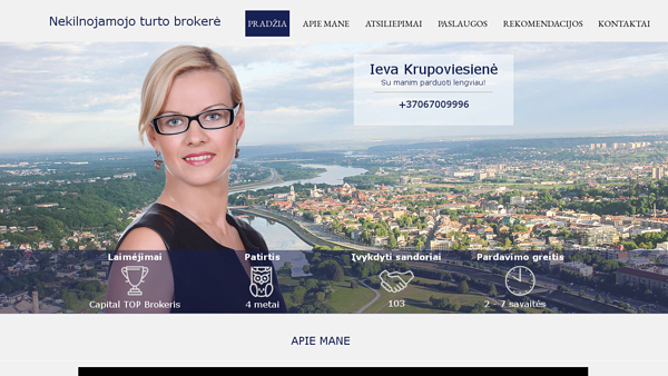 Nekilnojamojo turto brokeris - Ieva Krupoviesienė