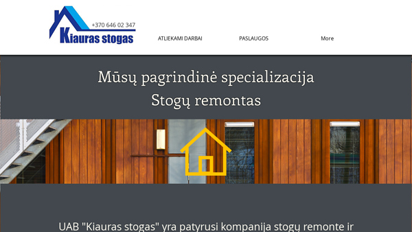 Stogo remontas ir priežiūra