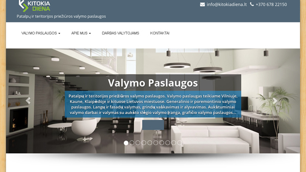Valymo paslaugos patalpų valymas