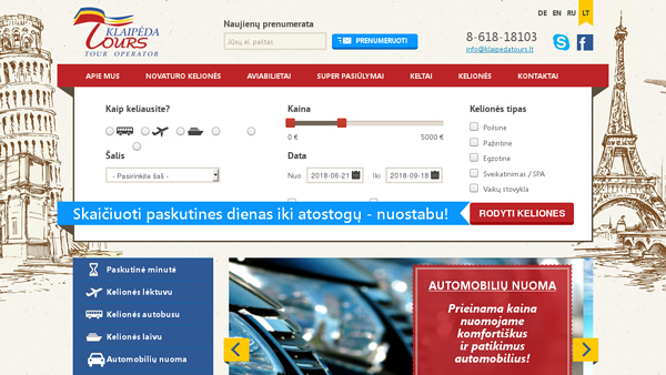 Kelionių agnetūra "Klaipėda Tours"