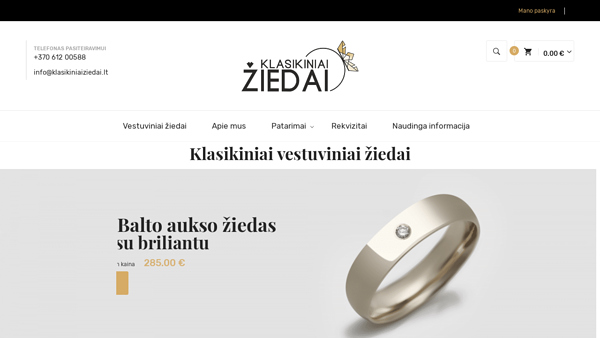 Vestuviniai žiedai su deimantais