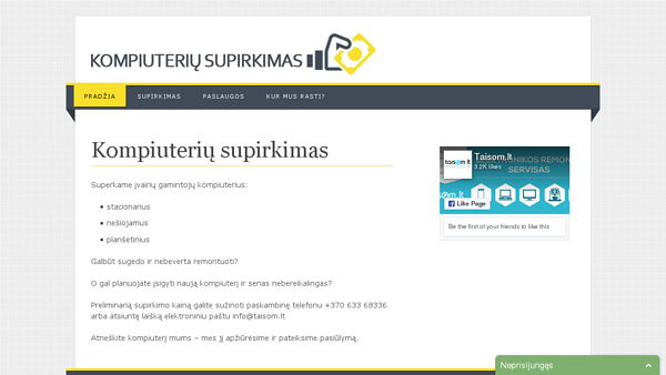Kompiuterių supirkimas Klaipėdoje