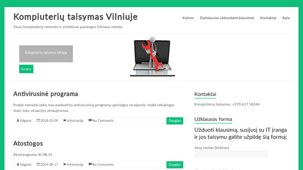 Kompiuterių taisymas Vilniuje