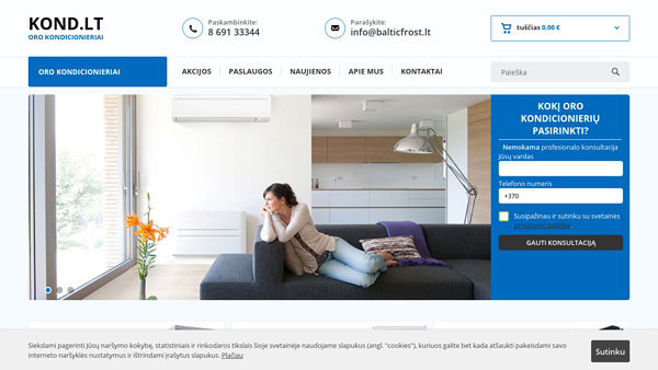 HVAC Baltic – kondicionieriai, rekuperatoriai, šilumos siurbliai