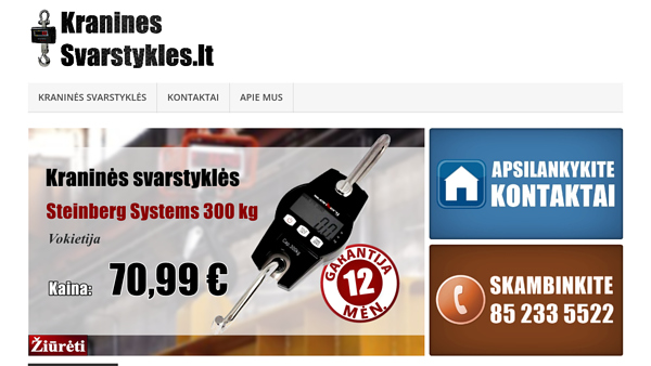 Kranines Svarstykles.lt