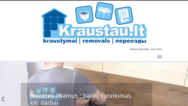 Perkraustymo paslaugų įmonė Vilniuje Kaune Klaipėdoje