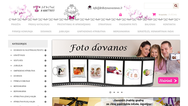 Šventinė atributika ir dovanos