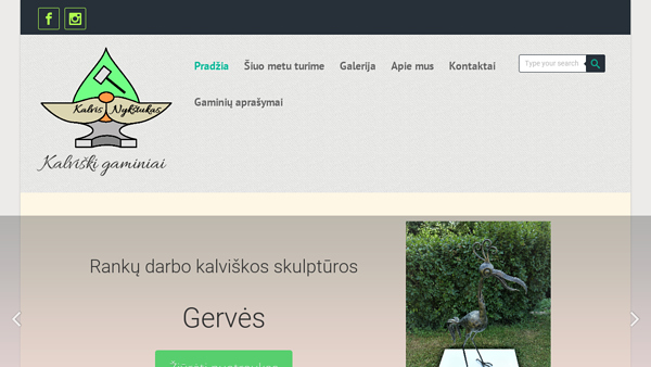 Kalviški gaminiai - Kalvis Nykštukas