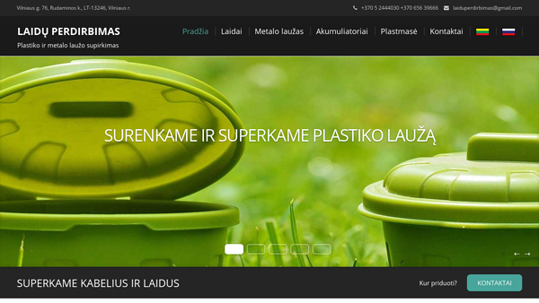 Metalo ir plastiko laužo supirkimas
