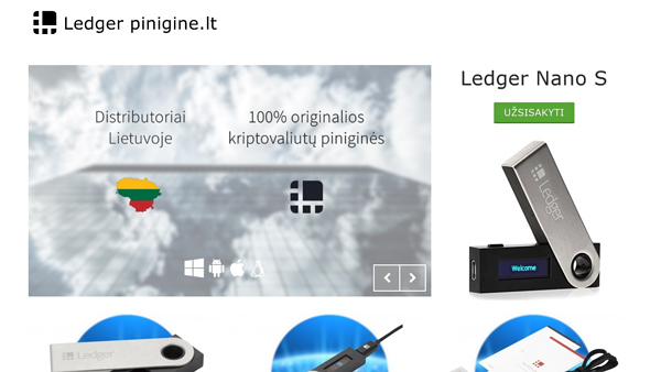 Ledger piniginė | Bitcoin piniginė
