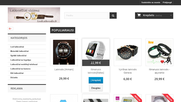 Led laikrodžiai