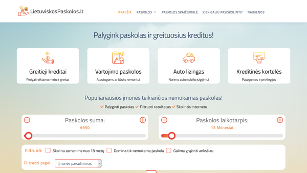 lietuviskospaskolos.lt
