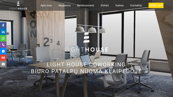 Light House Coworking - Biūro Patalų Nuoma Klaipėdoje