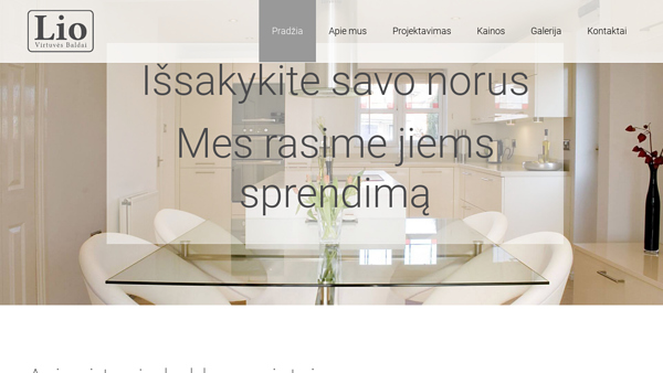 Virtuvės baldų gamyba