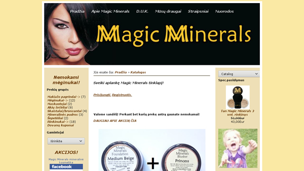 Magic Minerals – mineralinė kosmetika verta aukso
