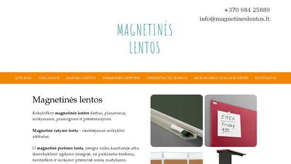 Keramikinės magnetinės lentos