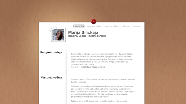 Marija - Vestuvių ir renginių vedėja