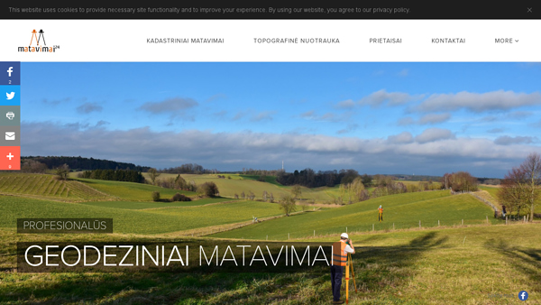Matavimai24: kadastriniai matavimai