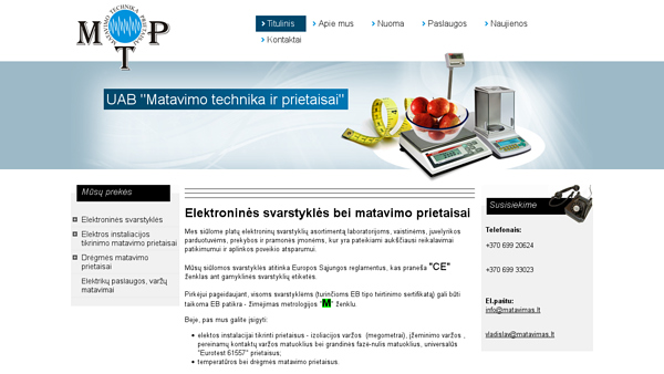 Matavimo prietaisai