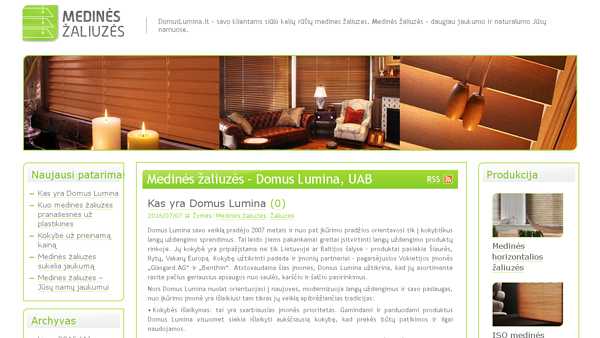 Medinės žaliuzės