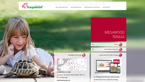 MegaWood® - amžina terasa Jūsų kieme.