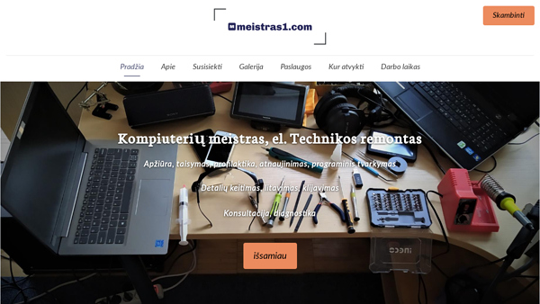 Kompiuterinės įrangos ir el. Technikos meistras